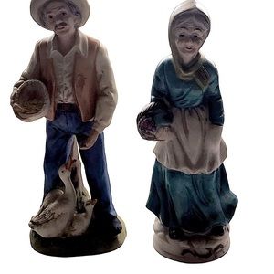 2 Vintage Crown DeVille Figurines